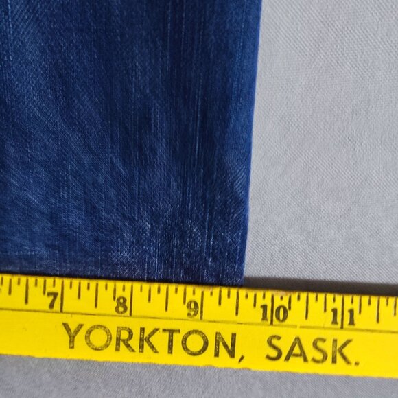 Old Navy Jeans men's size 30/32 dark wash ink blue Famous Jeans  boot cut - Picture 13 of 13